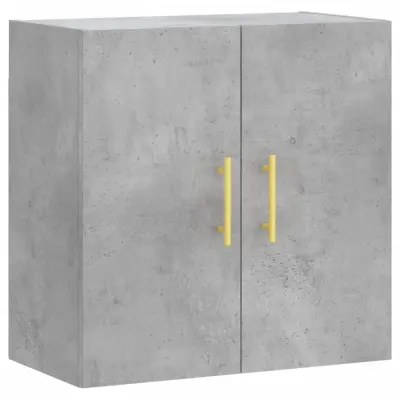 vidaXL Stenska omarica betonsko siva 60x31x60 cm inženirski les
