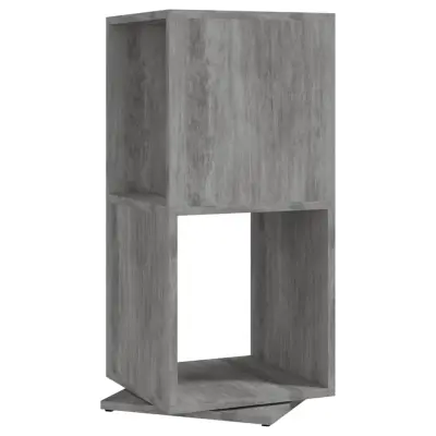 vidaXL Vrtljiva omarica betonsko siva 34,5x34,5x75,5 cm iverna plošča