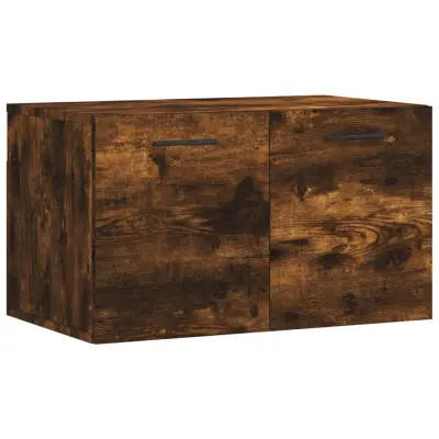 vidaXL Stenska omarica dimljeni hrast 60x36,5x35 cm inženirski les