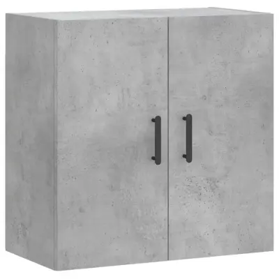 vidaXL Stenska omarica betonsko siva 60x31x60 cm inženirski les
