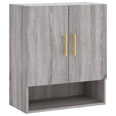 vidaXL Stenska omarica siva sonoma 60x31x70 cm inženirski les