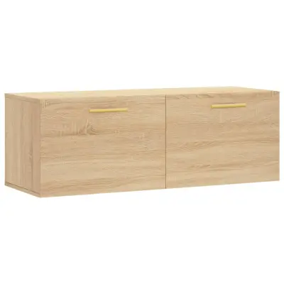 vidaXL Stenska omarica sonoma hrast 100x36,5x35 cm inženirski les