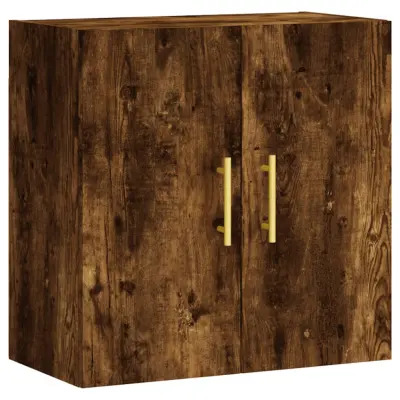 vidaXL Stenska omarica dimljeni hrast 60x31x60 cm inženirski les