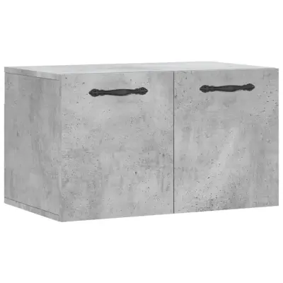 vidaXL Stenska omarica betonsko siva 60x36,5x35 cm inženirski les