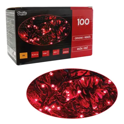 Lučke, 100 riž, rdeče