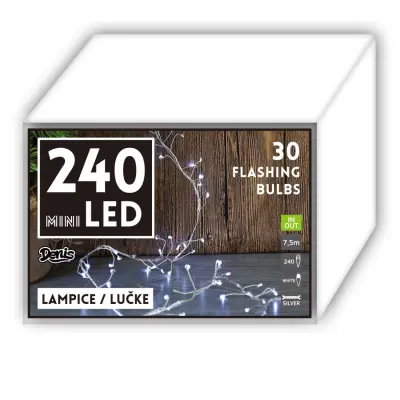 Mini LED  lampice 240L, 30 fl