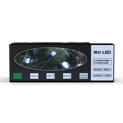 Lučke 160, LED, bele,z 8 fun