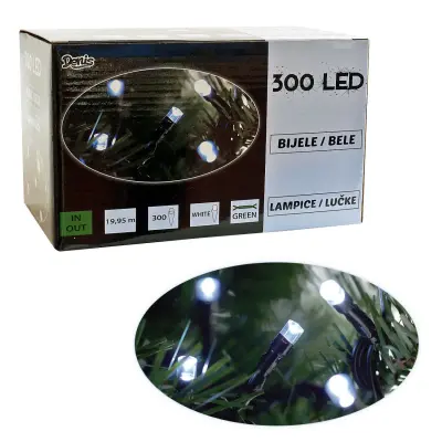 300L Lučke, LED, bele,z 8 fun