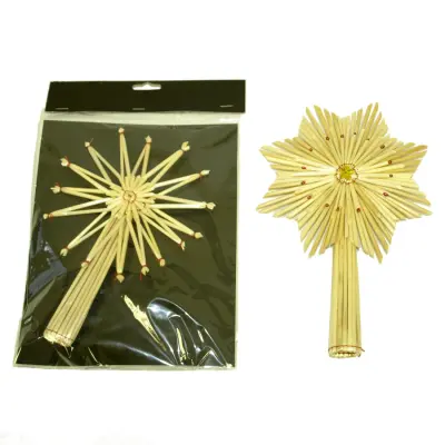 Špica za božično drevo / slama