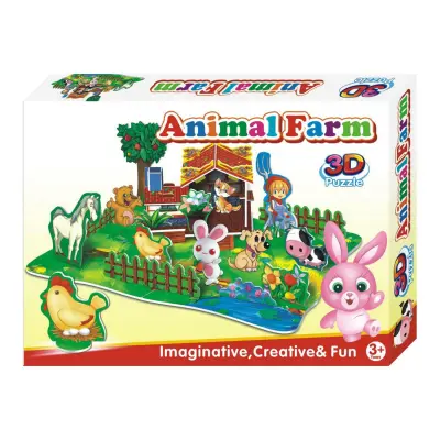 3D Puzzle Živali na kmetiji