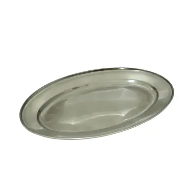 Pladenj ovalni inox, 35 cm