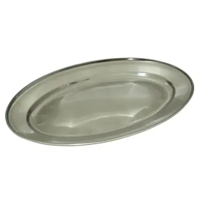 Pladenj ovalni inox, 45 cm