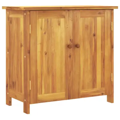 vidaXL Vrtna omarica 75x35x70 cm trden akacijev les