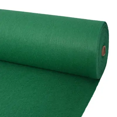 vidaXL Razstavna Preproga Gladka 1x24 m Zelena