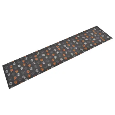 vidaXL Kuhinjska preproga pralna tačke 60x300 cm žamet
