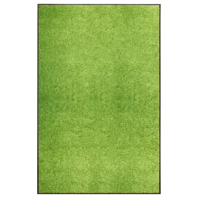 vidaXL Pralni predpražnik zelen 120x180 cm