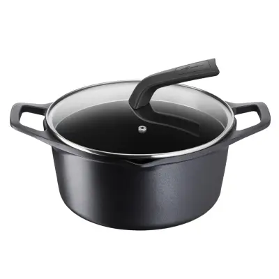 Visoka kozica s pokrovom Aroma 24cm / indukcija / aluminij, prevleka