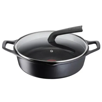 Nizka kozica s pokrovom Aroma 28cm / indukcija / aluminij, prevleka