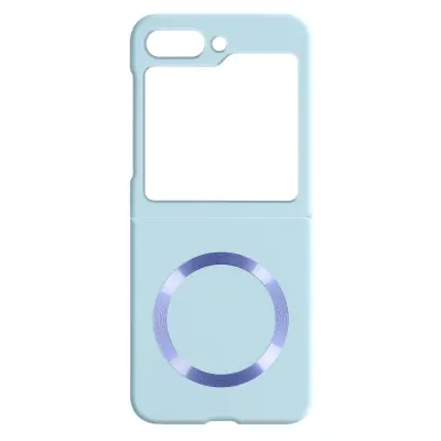 Ovitek MagSafe za Samsung Galaxy Z Flip 5, trden - svetlo moder