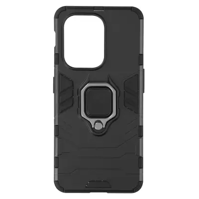 OnePlus Nord 3 5G Hybrid Ring Case, zbirka prstanov - crna
