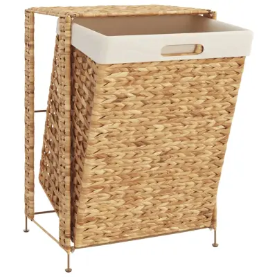 vidaXL Košara za perilo 44x34x64 cm vodna hijacinta