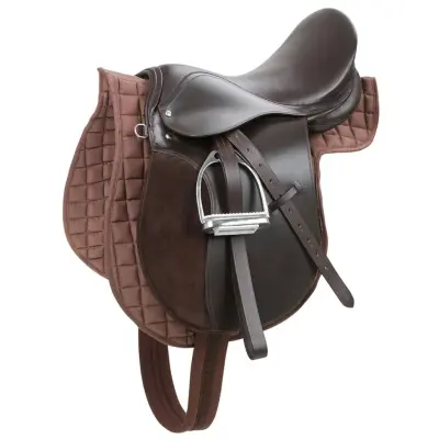 Kerbl Haflinger Sedlo Usnje Rjave Barve 32198