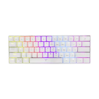 WHITE SHARK tipkovnica USB bela/rjava mehanska stikala SLO GK-2022 SHINOBI-W