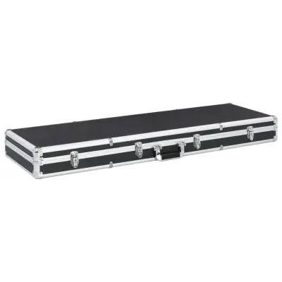 vidaXL Kovček za pištolo črn 118x38x12 cm aluminij