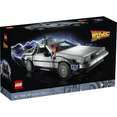 LEGO Icons 10300 Časovni stroj iz filma Nazaj v prihodnost