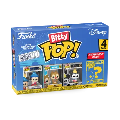 FUNKO BITTY POP: DISNEY - SORCERER MICKEY 4PK figura