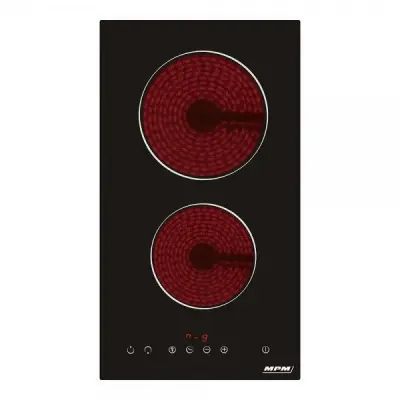 Kuhalna plošča MPM 30-VCB-22, steklokeramična, 2 kuhališča, 3000W