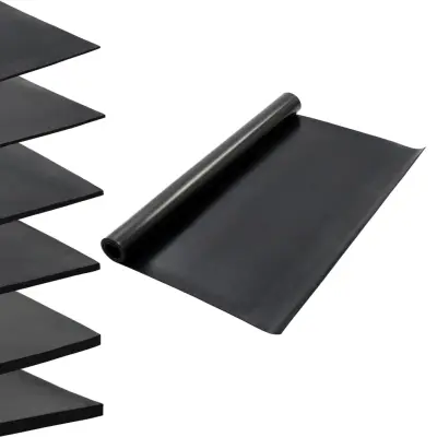 vidaXL Talna preproga nedrseča guma 1,2x2 m 4 mm gladka