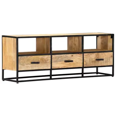 vidaXL TV omarica 120x30x45 cm iz trdnega mangovega lesa