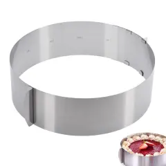 Raztegljiv obroč za torto 16-30cmxh8,5cm / inox