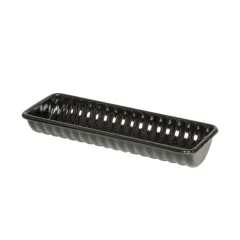 Pekač srnin hrbet Profi 30x10cm / črn / emajl