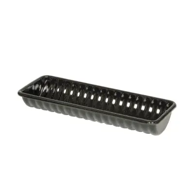 Pekač srnin hrbet Profi 30x10cm / črn / emajl