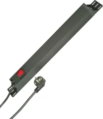 Vtična letev 19 palčna (48\,26 cm) 7-delna črne barve zaščiteni kontakti Kopp 930705028