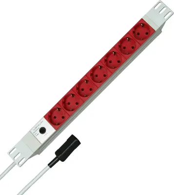 Vtična letev 19 palčna (48\,26 cm) 7-delna bele barve\, rdeče barve hladnavtič Kopp 931704011