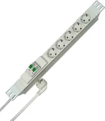 Vtična letev 19 palčna (48\,26 cm) 5-delna bele barve zaščiteni kontakti Kopp 931504015