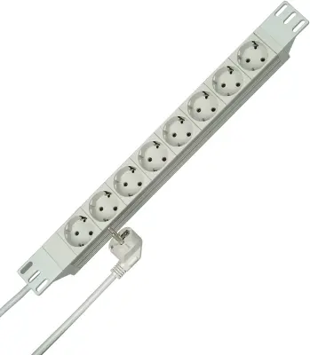 Vtična letev 19 palčna (48\,26 cm) 8-delna bele barve zaščiteni kontakti Kopp 930804013