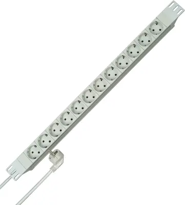 Vtična letev 19 palčna (48\,26 cm) 12-delna bele barve zaščiteni kontakti Kopp 931204016