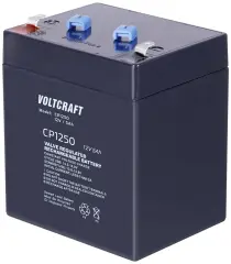 VOLTCRAFT CE12V/5Ah VC-12713985 svinčeni akumulator 12 V 5 Ah svinčevo-koprenast (Š x V x G) 90 x 107 x 70 mm ploščati vtič 4\,8 mm brez vzdrževanja