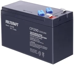 VOLTCRAFT CE12V/9Ah VC-12668685 svinčeni akumulator 12 V 9 Ah svinčevo-koprenast (Š x V x G) 151 x 100 x 65 mm ploščati vtič\, 6\,35 mm brez vzdrževanja