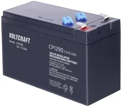 VOLTCRAFT CE12V/9Ah VC-12668685 svinčeni akumulator 12 V 9 Ah svinčevo-koprenast (ŠxVxG) 151 x 100 x 65mm ploščati vtič, 6,35mm brez vzdrževanja