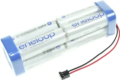 Panasonic eneloop Doppelwürfel F2x2x2 Graupner akumulatorski paket 8x Mignon (AA) kabel, vtikač NiMH 9.6 V 1900 mAh Akumulatorski paket Panasonic enel