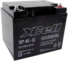 XCell XP 45 - 12 XP4512 svinčeni akumulator 12 V 45 Ah svinčevo-koprenast (Š x V x G) 197 x 170 x 165 mm M6-vijačni priklop brez vzdrževanja\, vds certifikacija