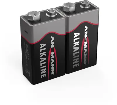 9 V Block baterija\, alkalno-manganova Ansmann 6LR61 Red-Line 9 V 2 kosa