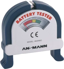 Ansmann tester za baterije Check-It Merilno območje (tester baterij) 1\,2 v\, 1\,5 v\, 3 v\, 9 v akumulator\, baterija 4000001-510