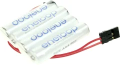 Akumulatorski paket 4 Micro (AAA) kabel\, vtič NiMH Panasonic eneloop vrstični F1x4 4.8 V 750 mAh