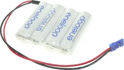 Panasonic eneloop Reihe F1x4 Graupner akumulatorski paket 4x Mignon (AA) kabel, vtikač NiMH 4.8 V 1900 mAh Akumulatorski paket Panasonic eneloop Reihe